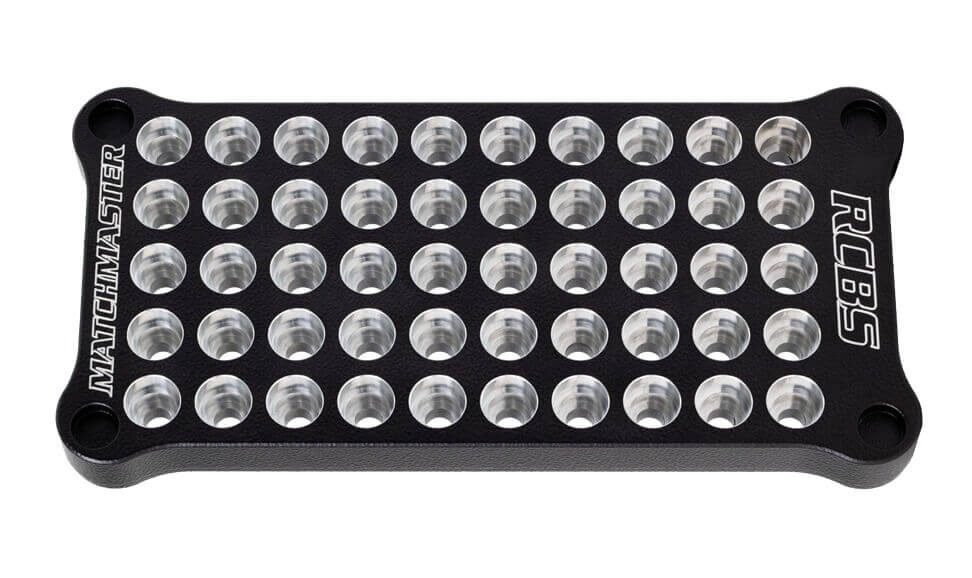 RCBS 9499 MatchMaster Multi-Cartridge Reloding Block Black 223 Rem/308 Win Aluminum Capacity 50 Cases - Image 2