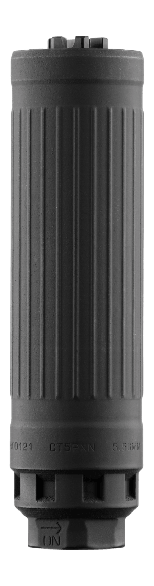 Dead Air CT5PXNBLK CT5P Patrol 6mm/5.56 NATO 1.60" Black Haynes 282