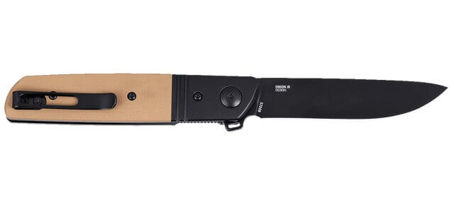 CRKT 5720BC Bamboozled EDC 3.31" Folding Plain Black Oxide D2 Steel Blade Brown/Black Textured G10/SS Handle - Image 2
