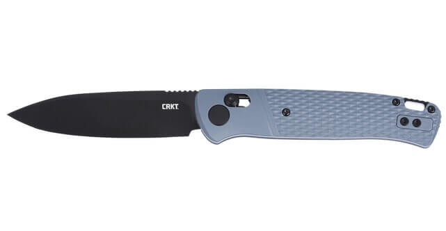 CRKT K430GKPC Counterpart EDC 3.38" Folding Drop Point Plain Black Oxide 12C27 Sandvik SS Blade Gray Textured GRN Handle - Image 4
