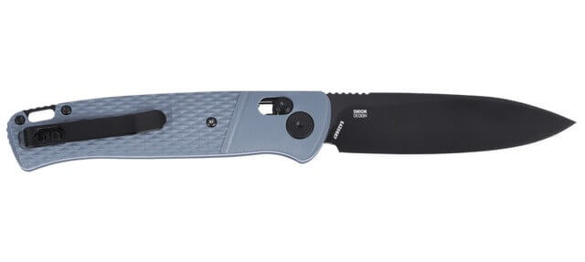 CRKT K430GKPC Counterpart EDC 3.38" Folding Drop Point Plain Black Oxide 12C27 Sandvik SS Blade Gray Textured GRN Handle - Image 2