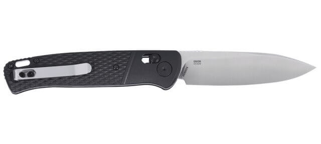 CRKT K430KXPC Counterpart EDC 3.38" Folding Drop Point Plain Satin 12C27 Sandvik SS Blade Black Textured GRN Handle - Image 2