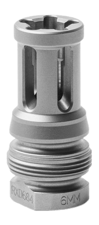Dead Air RXD684S RXD Birdcage Flash Hider 6mm 1/2"x28 Threads Stainless Steel