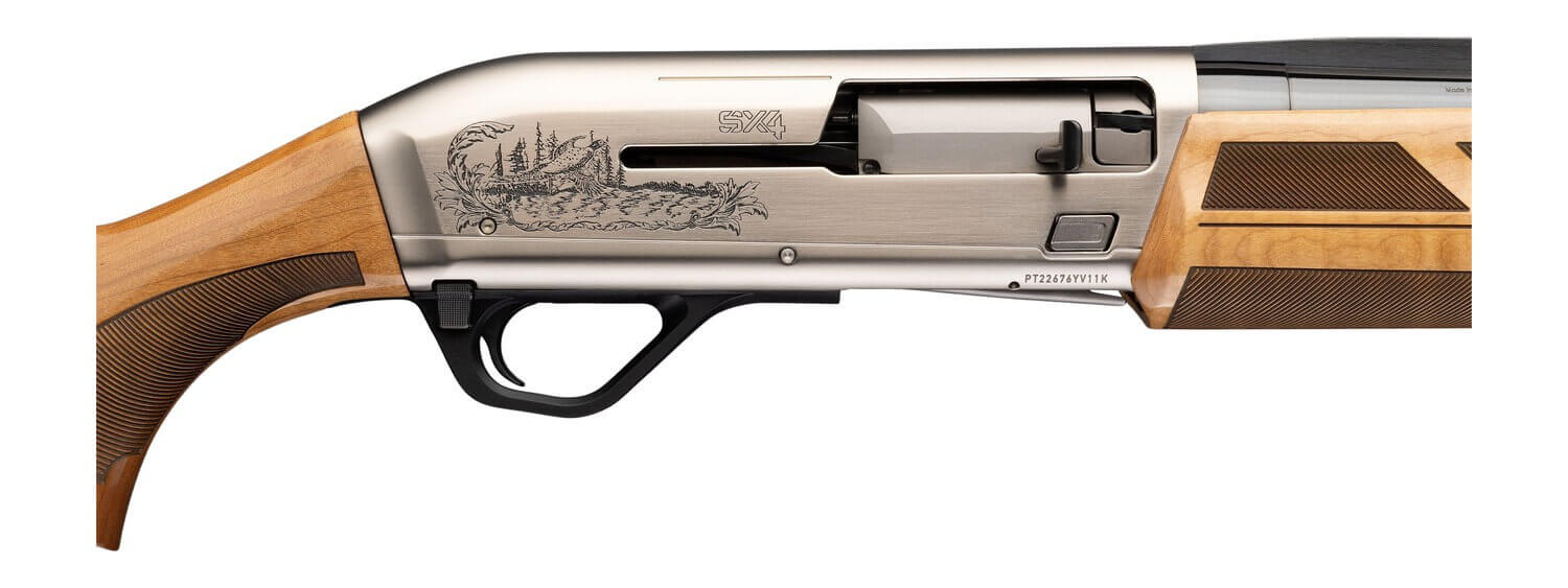 Winchester Repeating Arms 511342691 SX4 Upland Field Full Size 20 Gauge Semi-Auto 3" 4- 2.75" Shells 26" Gloss Blued Vent Rib Barrel Matte Nickel Aluminum Alloy Receiver Fixed Gloss AAAA Maple Stock - Image 3