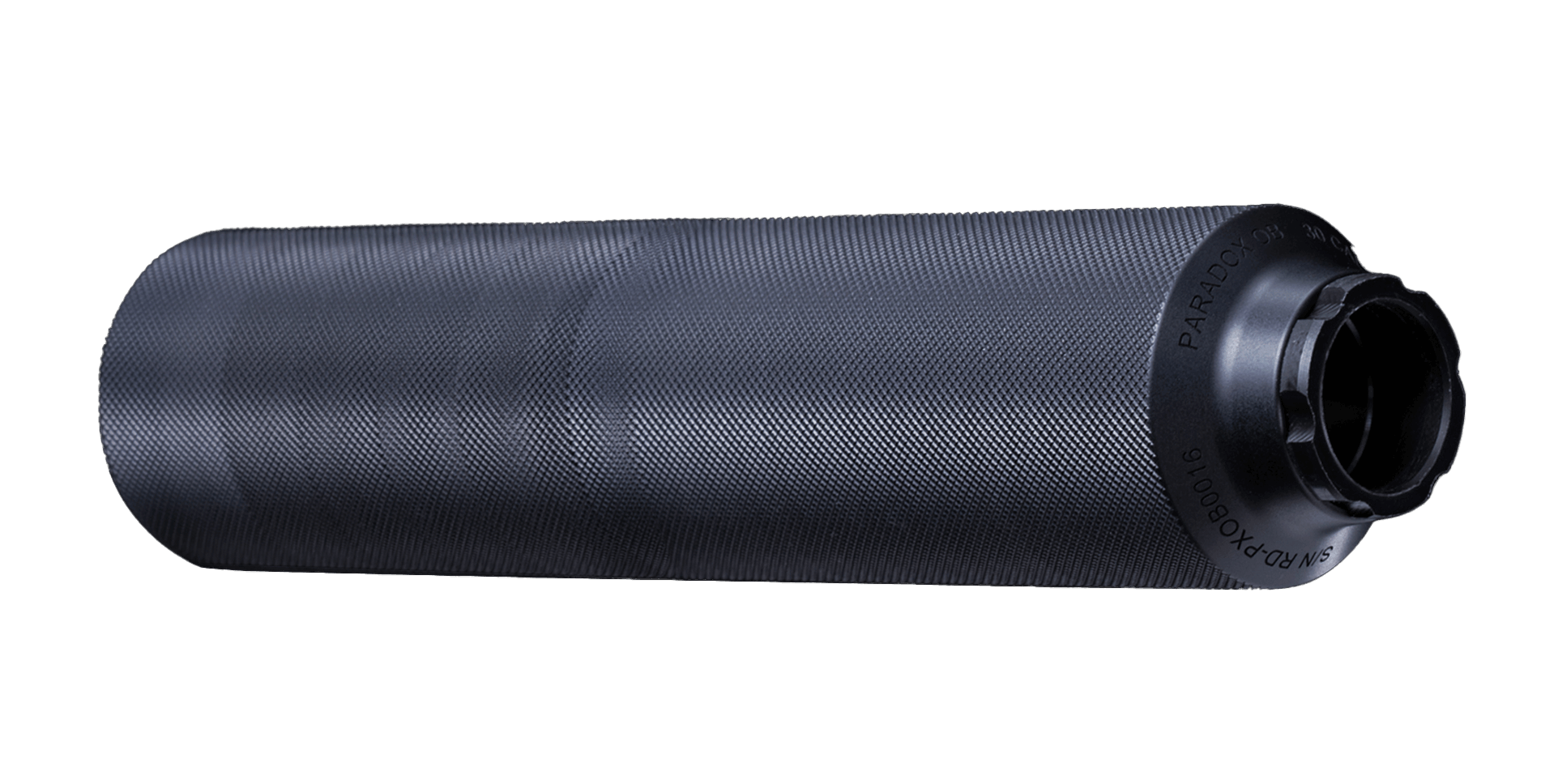 Sonicore 50100101 Paradox OB 223/5.56 1.77" Black Aluminum/Stainless Steel 1/2"x28
