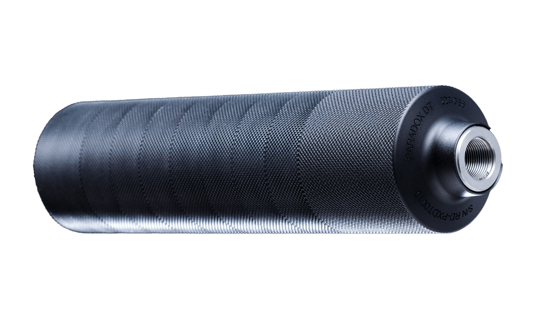Sonicore 50100201 Paradox DT 223/5.56 1.77" Black Aluminum/Stainless Steel 1/2"x28