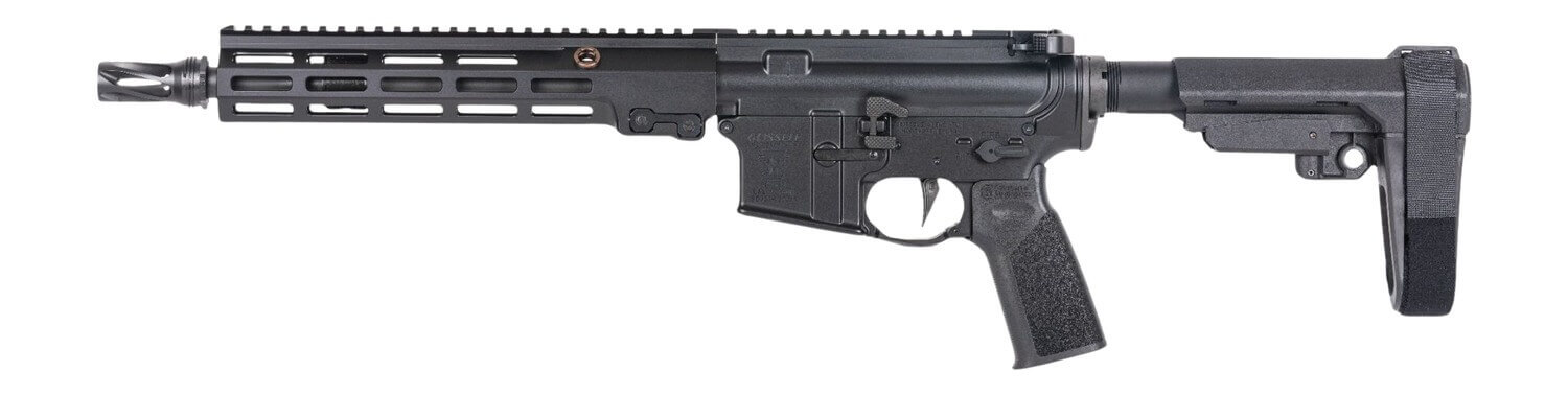Geissele Automatics 08561B Super Duty MOD1 5.56 NATO No Magazine 11.50" Threaded Barrel Black Cerakote Aluminum Receiver w/Picatinny Rail M-LOK Handguard Black Polymer SB Tactical SBA3 Brace Mil-Spec 6 Position Buffer Tube Geissele A17 Grip Ambi - Image 2