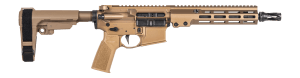 Geissele Automatics 08562S Super Duty MOD1 5.56 NATO No Magazine 10.30" Threaded Barrel  Desert Dirt Cerakote Aluminum Receiver w/Picatinny Rail  M-LOK Handguard  DD Polymer SB Tactical SBA3 Brace  Mil-Spec 6 Position Buffer Tube  Geissele A17 Grip  Ambi