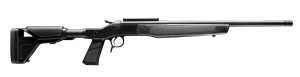 CVA CR4443XP Scout XP 450 Bushmaster 1rd 20" Matte Stainless Steel Threaded Barrel & Receiver w/Picatinny Rail  Graphite Black Adjustable Synthetic Stock