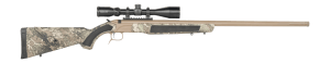 CVA PR3208NSCP Accura LR-X Scope Pkg 45 Cal VariFlame 30" Flat Dark Earth Nitride Cerakote Fluted Threaded Barrel & Receiver w/Scope  Adj Comb TrueTimber Strata Synthetic Stock  KonusPro 309x40mm IR w/BDC