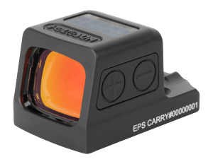 Holosun EPSCARRYGDMRS Hard Anodized Black 1x 2 MOA Gold Dot/32 MOA Circle Reticle