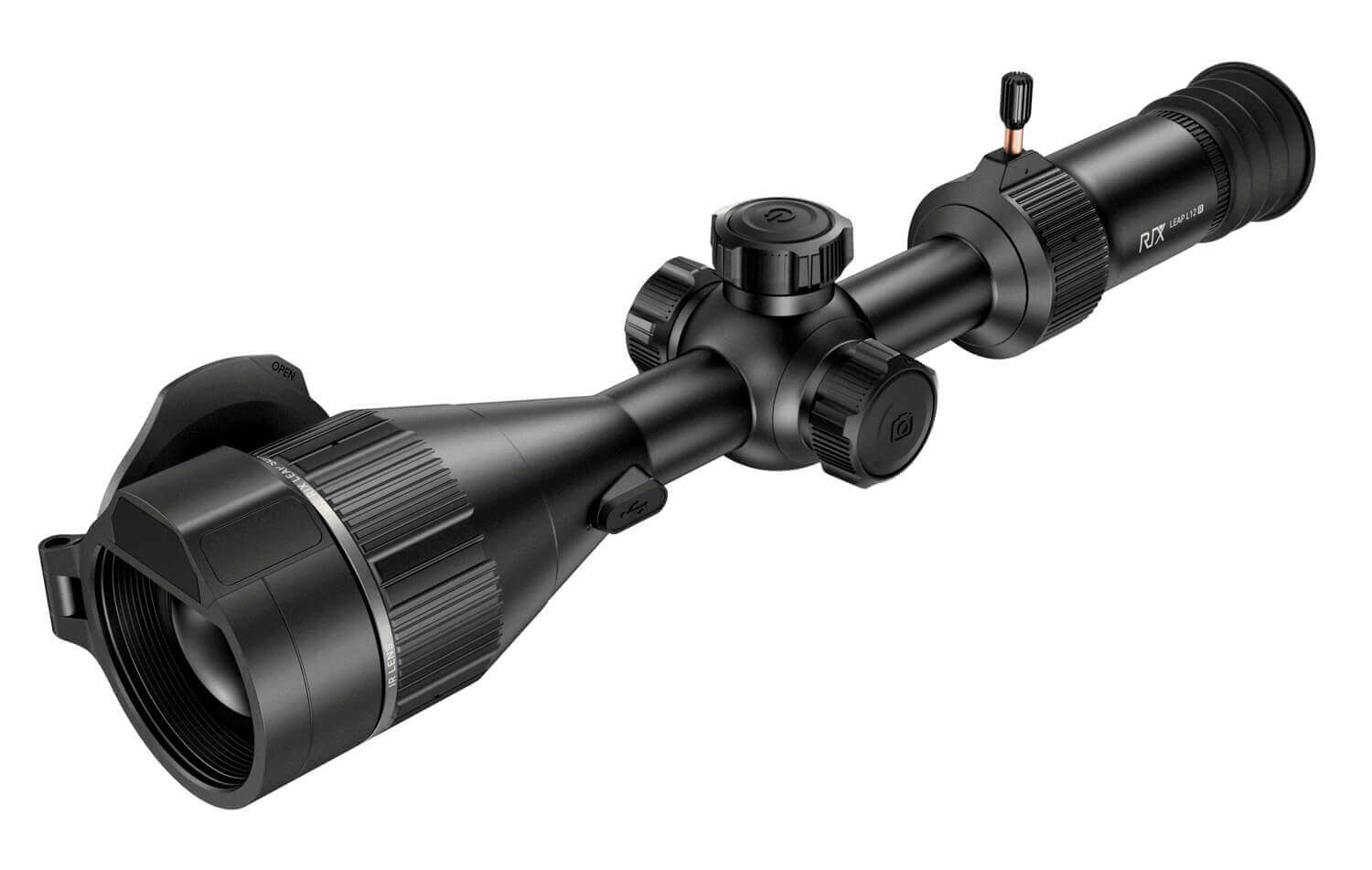 Rix Optics (visir Inc) LEAPL12R L12R Leap Black 2-6x60mm 1x-4xZoom 1280x1024 12 Microns 50 Hz Resolution - Image 4