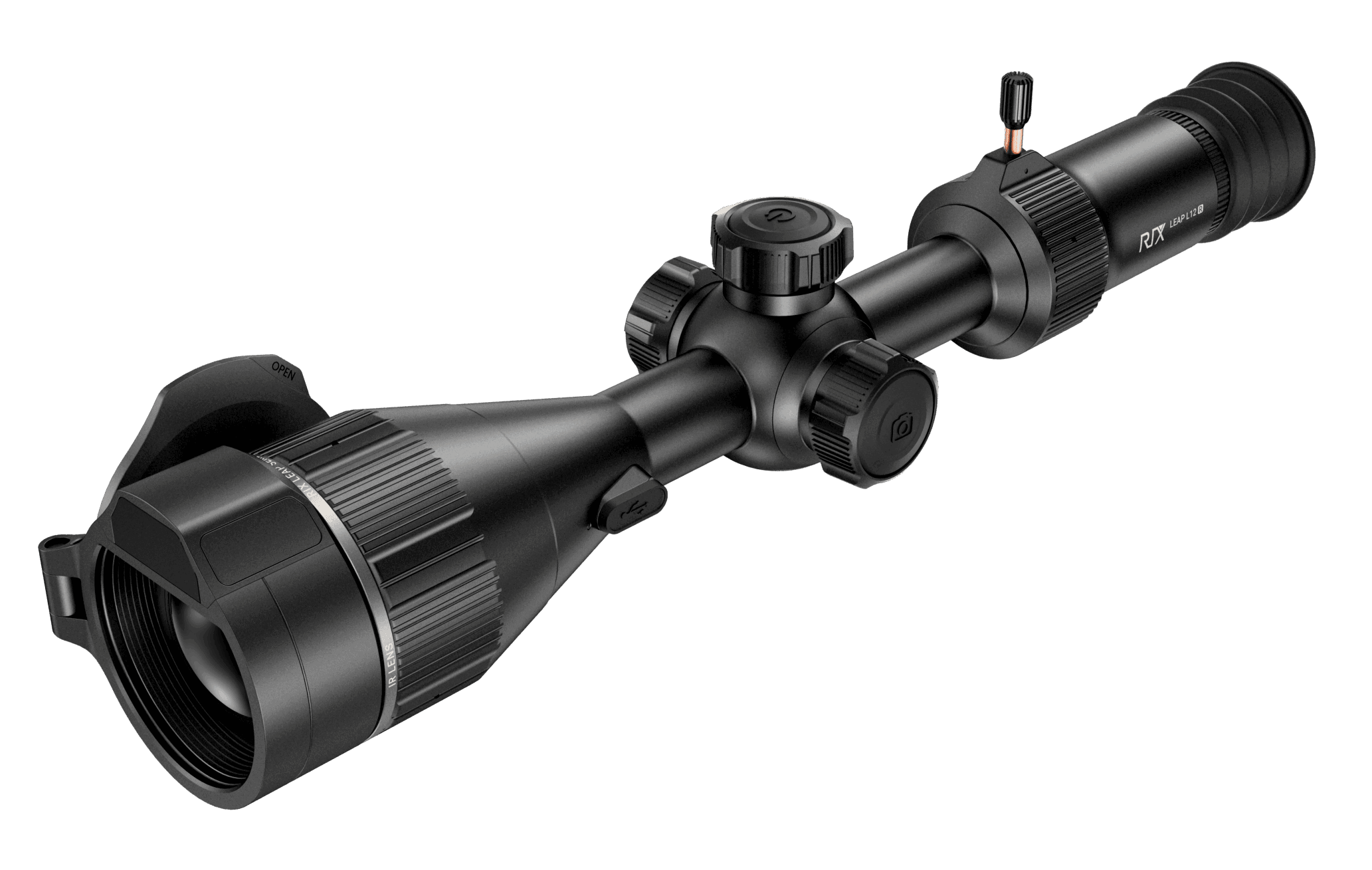 Rix Optics (visir Inc) LEAPL12R L12R Leap Black 2-6x60mm 1x-4xZoom 1280x1024 12 Microns 50 Hz Resolution