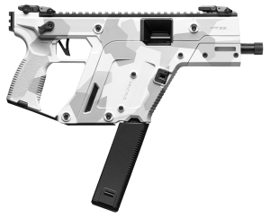 Kriss USA KV903PAD00 Vector SDP Gen3 9mm Luger 40+1 5.50" Black Nitride Threaded Barrel Arctic Delta Cerakote Receiver w/Picatinny Rail Rear Picatinny Rail M-LOK Handguard White Polymer Grip