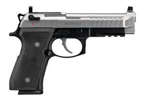 Beretta USA J92ELITE2G18 92G Elite LTT II Full Size Frame 9mm Luger 18+1 4.70" Inox Combat Target Crown Barrel Inox Stainless Steel Optic Ready/Serrated Slide Black Aluminum Frame w/Beavertail & Picatinny Rail Black Grip RMR Footprint