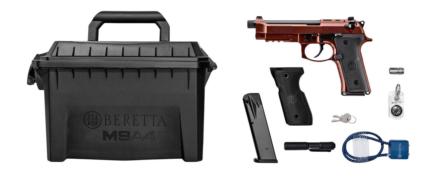 Beretta USA JS92M9A4GCLA15 M9A4 Overlanding Full Size Frame 9mm Luger 15+1 5.10" Black Threaded Barrel Clay Cerakote Steel Optic Ready/Serrated Slide Clay Cerakote Aluminum Frame w/Beavertail & Picatinny Rail Ambidextrous - Image 3