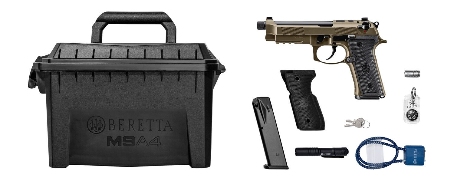 Beretta USA JS92M9A4GBRZ10 M9A4 Overlanding Full Size Frame 9mm Luger 10+1 5.10" Black Threaded Barrel Nomad Bronze Cerakote Steel Optic Ready/Serrated Slide Nomad Bronze Cerakote Aluminum Frame w/Beavertail & Picatinny Rail Ambidextrous - Image 3
