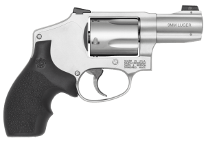 Smith & Wesson 14295 Model 940  J-Frame 9mm Luger 5 Shot 2.17" Stainless Steel Barrel  Cylinder & Frame  Black Hogue Rubber Grip  Concealed Hammer