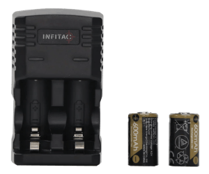 INFITAC BC01 CHARGER AND BATTERIES