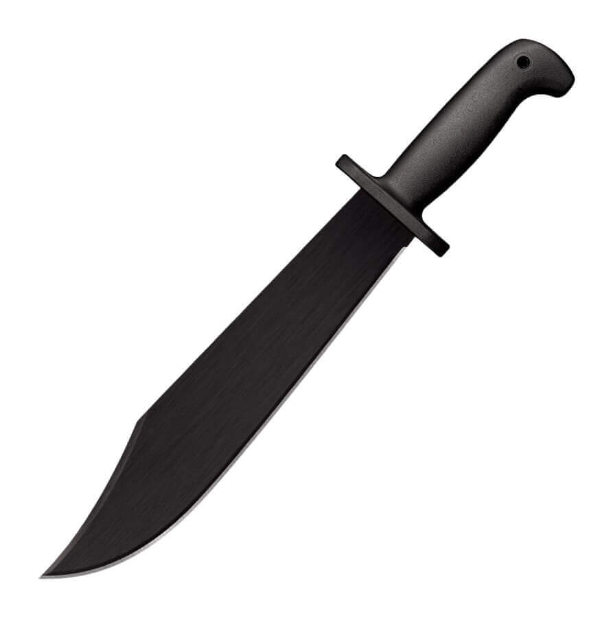 Cold Steel CS97SMBWZ Black Bear 12" Fixed Bowie Clip Point Plain Black Matte Baked-On Anti Rust 65Mn Carbon Steel Blade 5.75" Black Polypropylene Handle - Image 2