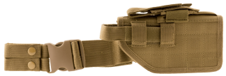 NcStar CVDLHOL2954T Drop Leg Leg Tan PVC Fabric Leg Fits Full Size Semi-Auto Fits Compact Semi-Auto Right Hand