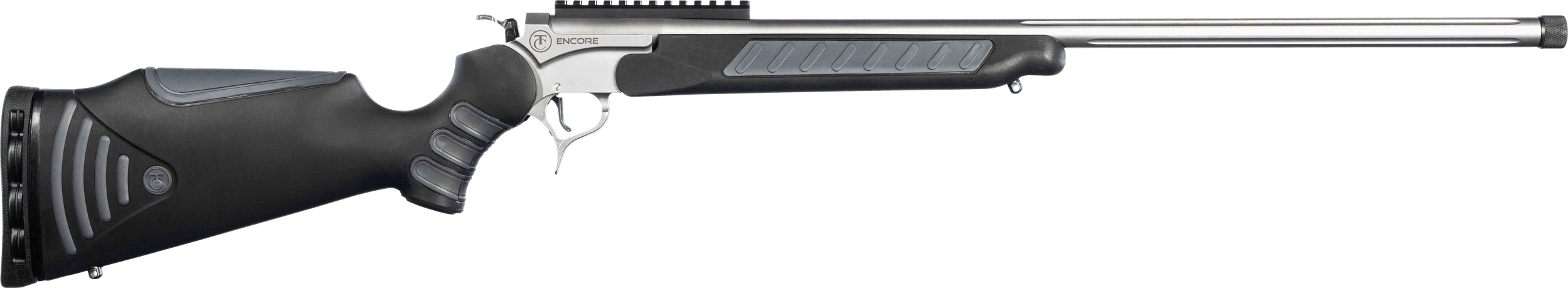 Thompson Center Arms LLC 8223R Encore ProHunter 300 Win Mag 1rd 26" Stainless Fluted Threaded Barrel Stainless Steel Drilled & Tapped Receiver Black FlexTech Synthetic Stock