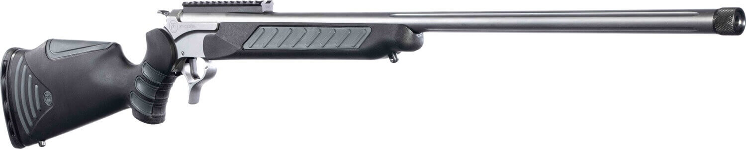 Thompson Center Arms LLC 8243R Encore ProHunter 350 Legend 1rd 26" Stainless Fluted Threaded Barrel Stainless Steel Drilled & Tapped Receiver Black FlexTech Synthetic Stock - Image 3