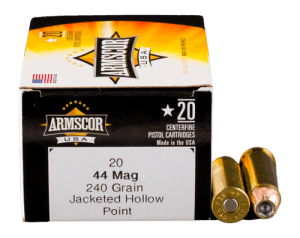 Armscor FAC44SPCL2N 44Special 240gr Jacketed Hollow Point 20 Per Box/25 Case