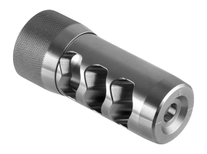 Area 419 419HF-SS-30-5824 Hellfire Self Timing Brake 7mm/30Cal 5/8"x24 Threads Raw Stainless Steel 6" OAL