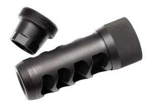 Area 419 419-SW-30-BN-5824 Sidewinder Magnum Self Timing Brake 30 Cal 5/8"x24 Threads Black Nitride Steel 5.60" OAL