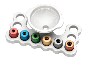 Area 419 419-FN-MASTER Master Funnel Kit Multi-Color 22-338 Cal Aluminum Includes Funnel/Heads/Handle/Storage Block