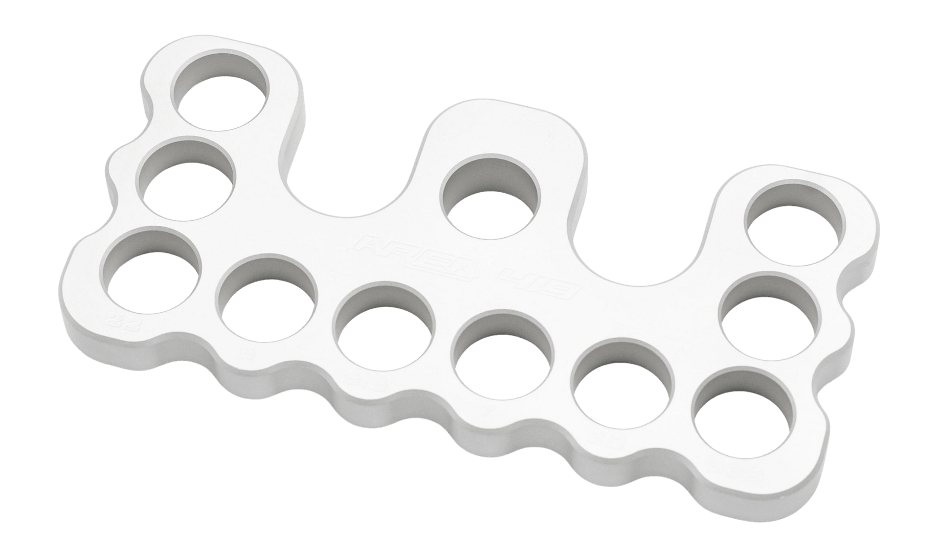 Area 419 419-FN-BLOCK Billet Funnel Storage Block Silver Aluminum Capacity 10 Spots