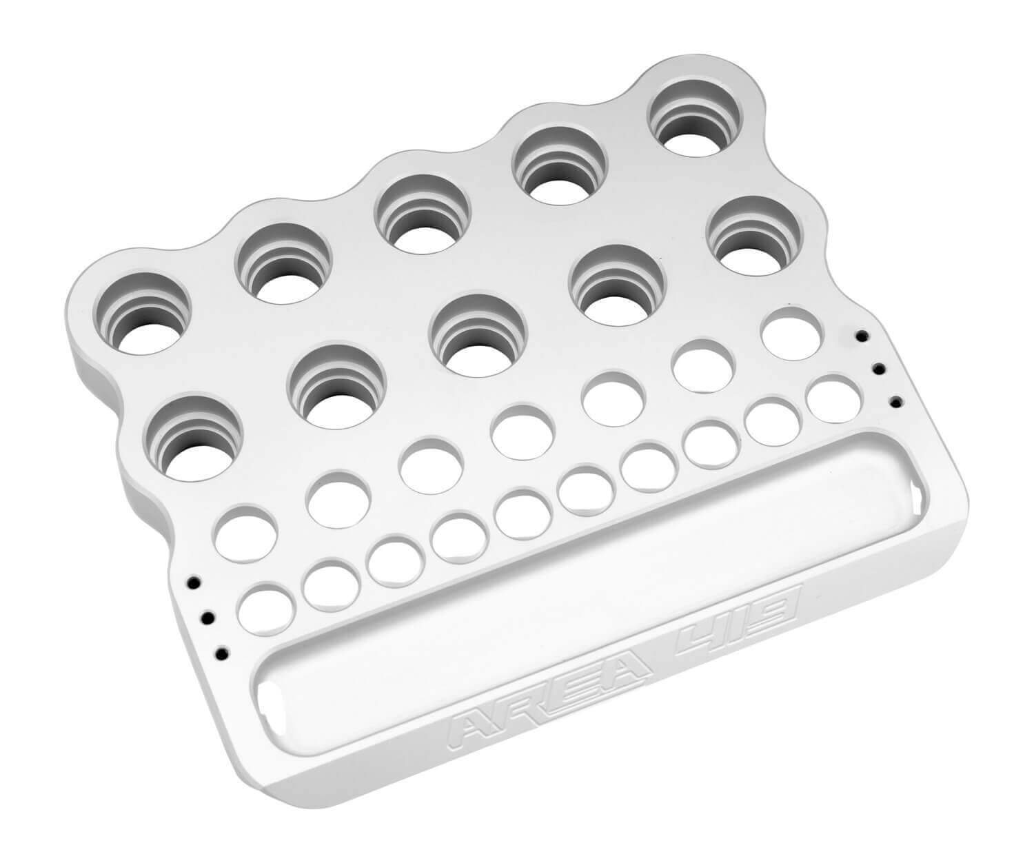 Area 419 419-DIEBLOCK-78 Die Storage Block Aluminum Capacity 10 Spots - Image 2