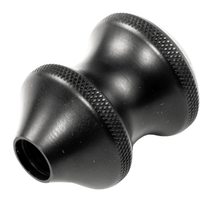 Area 419 419-KNOB-DEFSSBN Bolt Knob Black/Stainless Aluminum Defiancce