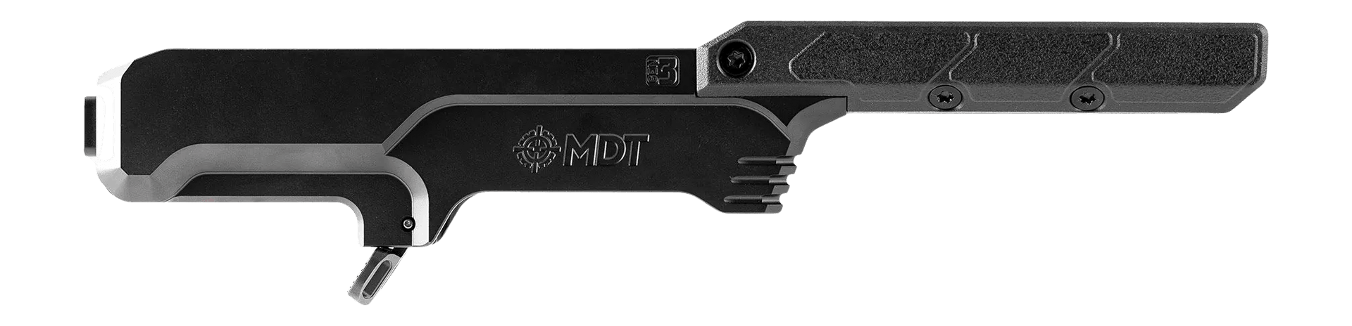 Mdt Sporting Goods Inc 114605BLK LSS Gen3 Black Cerakote Aluminum Fits Ruger 10/22 Short Action 13.09" OAL Right Hand