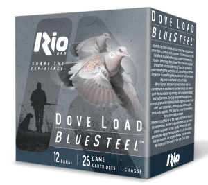 Rio Ammunition  Dove Load Blue Steel 12Gauge 2.75" 1oz 7Shot 25 Per Box/10 Case