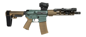Shark Coast Tactical SCC06568GOB300-P Goblin Bundle 300 Blackout 30+1 10" Threaded Barrel Aluminum Receiver w/Picatinny Rail M-LOK Handguard Polymer SB Tactical SBA3 Brace Streamlight ProTac Rail Light 2 Vortex Crossfire Red Dot Magpul MOE Grip