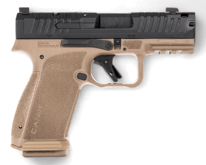 Canik HG8328DM-N Mete MC9 Prime 9mm Luger 17+1 3.64" Compensated Barrel Steel Optic Ready/Serrated Slide Polymer Frame w/Picatinny Rail Textured Grip