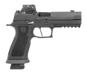 Sig Sauer 320XF9MODRXSL P320 M.O.D. Full Size 9mm Luger 21+1 3.90" Black Barrel  Matte Black DLC Stainless Steel Ported/Serrated w/Optic Slide  Black Stainless Steel Frame w/Picatinny Rail  M.O.D. X Full Grip  Sig ROMEO-X SIG-LOC Pro