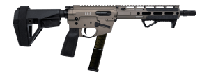 Freedom Ordance FX9P10E-FDE FX9P Elite 9mm Luger 10" Black Nitride Threaded Barrel  Flat Dark Earth Anodized Aluminum Receiver w/Picatinny Rail  M-LOK Handguard  Black Polymer SB Tactical SBA5 Brace  Black Polymer Grip