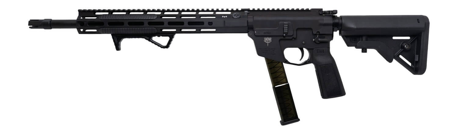 Freedom Ordance FX9R16E-BLK FX9R Elite 9mm Luger 16" Black Nitride Barrel Black Anodized Aluminum Receiver w/Picatinny Rail Black B5 Bravo Polymer Stock B5 P Type Grip - Image 2