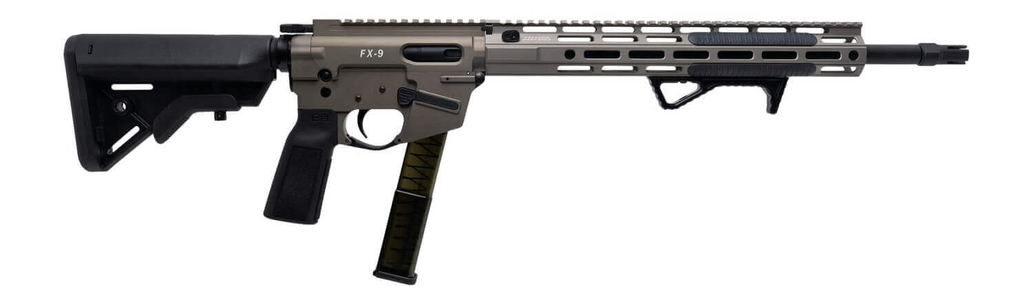 Freedom Ordance FX9R16E-FDE FX9R Elite 9mm Luger 16" Black Nitride Barrel Flat Dark Earth Anodized Aluminum Receiver w/Picatinny Rail Black B5 Bravo Polymer Stock B5 P Type Grip - Image 3