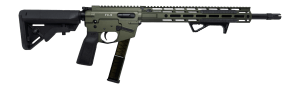 Freedom Ordance FX9R16E-ODG FX9R Elite 9mm Luger 16" Black Nitride Barrel  OD Green Anodized Aluminum Receiver w/Picatinny Rail Black B5 Bravo Polymer Stock  B5 P Type Grip
