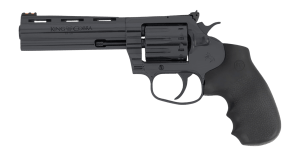 Colt Mfg KCOBRA22-BP4RFO King Cobra Target 22 LR 10rd Shot 4.25" Blued Vent Rib Barrel  Blued Carbon Steel Cylinder & Frame  Black Hogue Overmolded Grip  Exposed Hammer