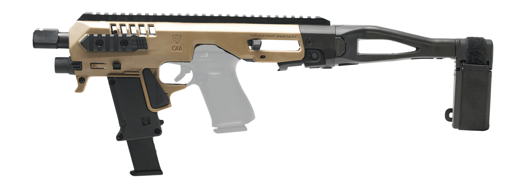 RONI MR4X-G1719-STAB-FDE MICRO RONI GEN4 GLK17/19