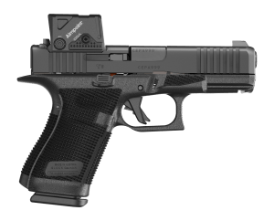 Glock P61950B01DC8A3 G19 Gen6 w/Aimpoint 9mm Luger 10+1 4.02" Black GMB Barrel  Black Steel Serrated w/Optic Slide  Black Polymer Frame w/Accessory Rai l Interchangeable Backstrap Grip  Aimpoint COA 3.5 MOA Red Dot  Ambidextrous