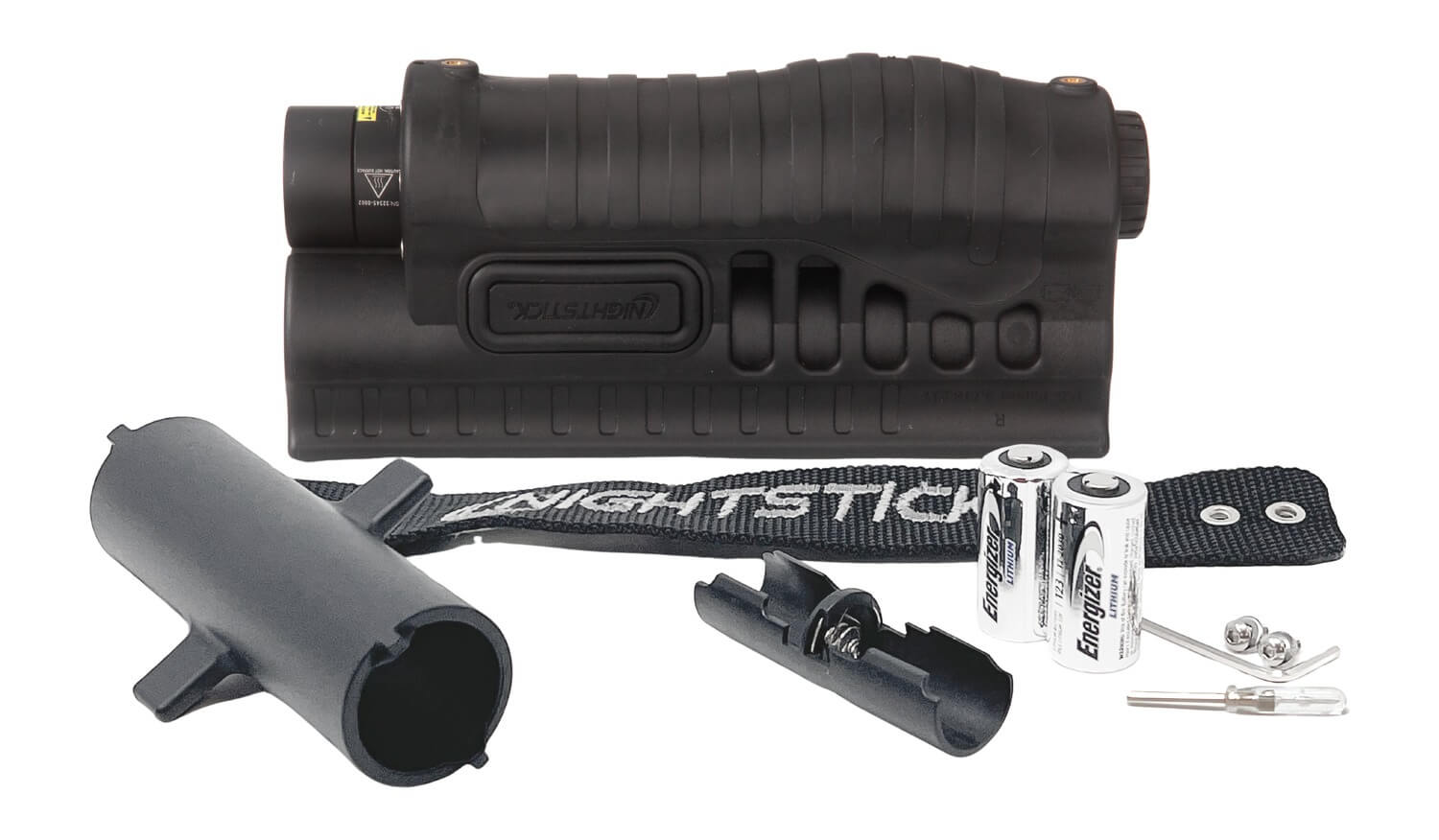 Nightstick SFL13GL Shotgun Forend Light Black 1200 Lumens White LED Green Laser Remington 870/TAC-14 - Image 2