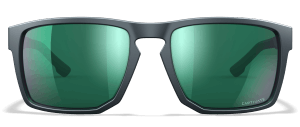 Wiley X AC6FND07 Founder Captivate Green Mirror Lens Polycarbonate/Matte Graphite Frame