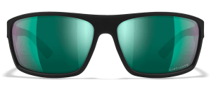 Wiley X ACPEA07 Peak Captivate Green Mirror Lens Polycarbonate/Matte Black Frame