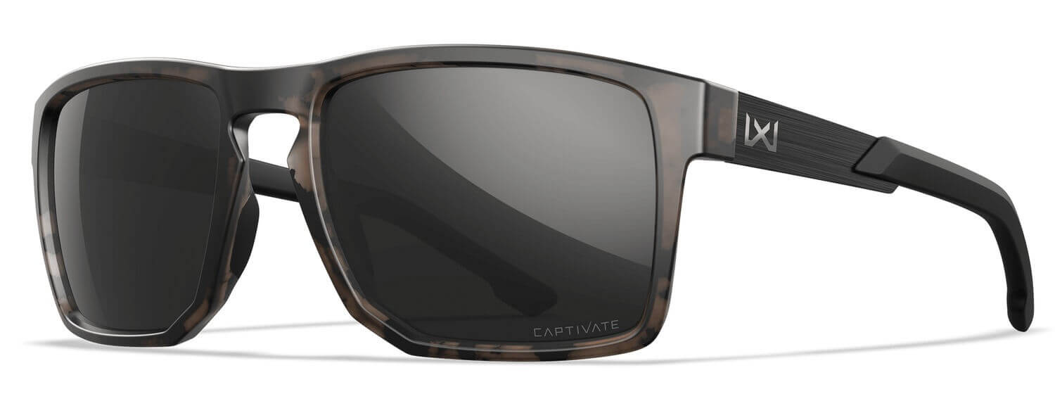 Wiley X AC6APX05 Apex Captivate Black Mirror Lens Polycarbonate/Matte Tortoise Brown Frame - Image 2